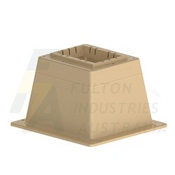 Beige poly pillar base only to suit short and tall beige pillar tops